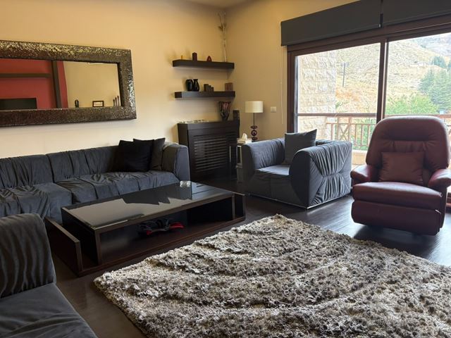 Chalet with a terrace for sale in Faraya, Keserwan