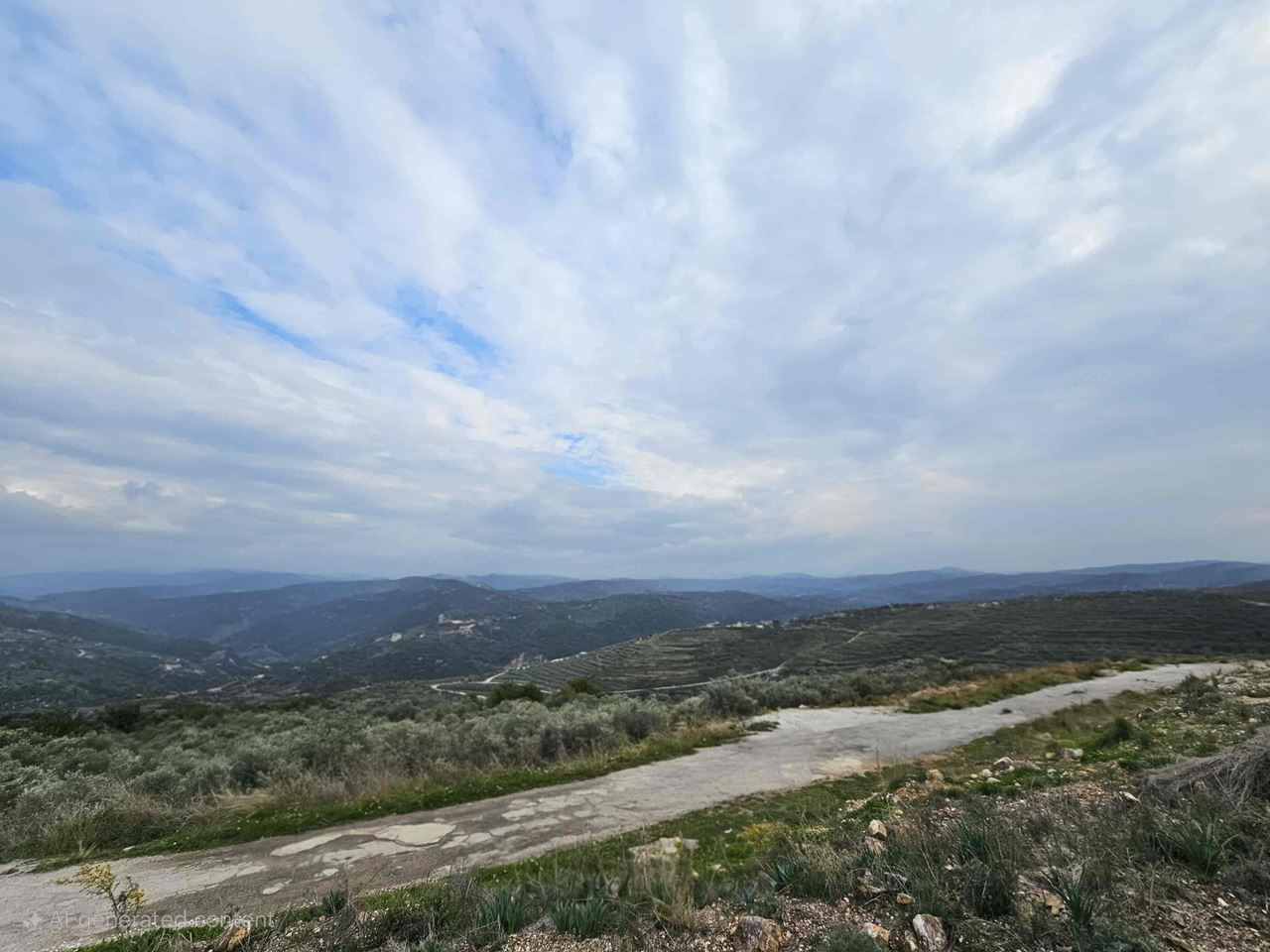 Land with a mountain view for sale in Batroun