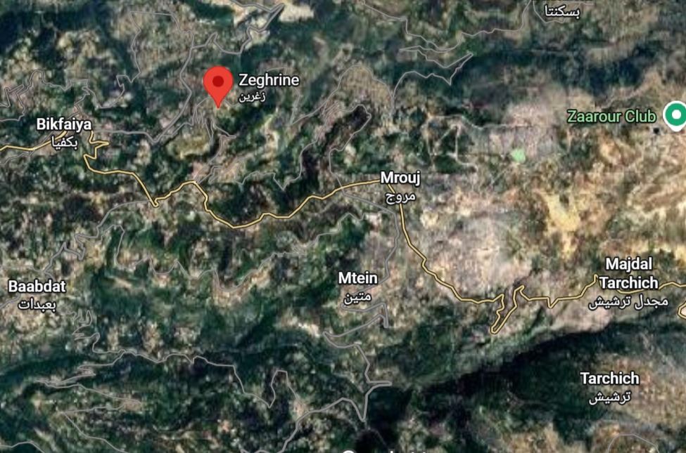 Land with a mountain view for sale in Zeghrine, Metn
