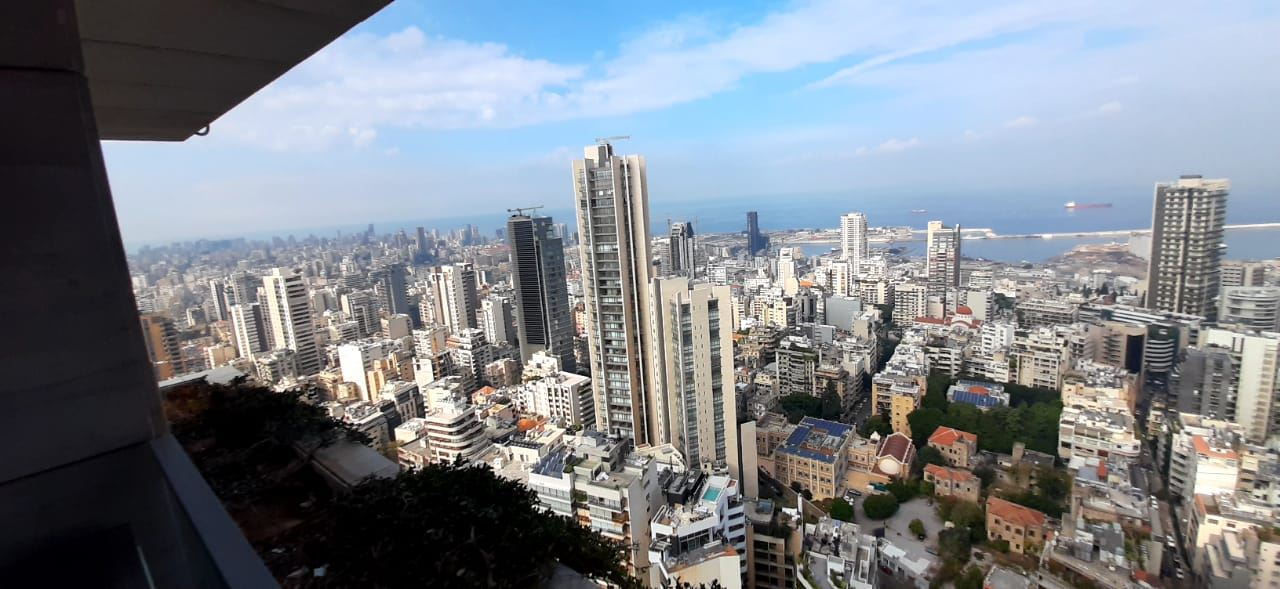 Sea-view apartment for rent in Achrafieh, Beirut