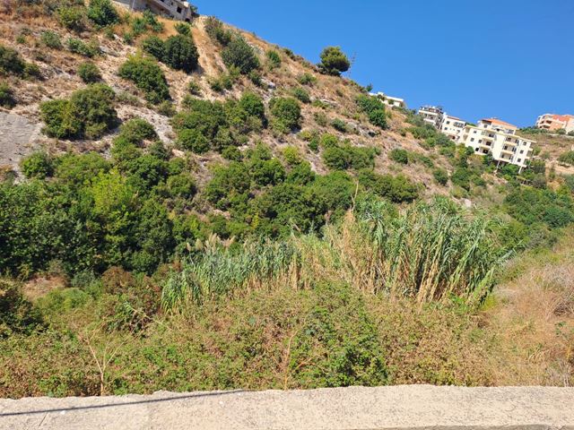 Land with a mountain view for sale in Blat, Jbeil