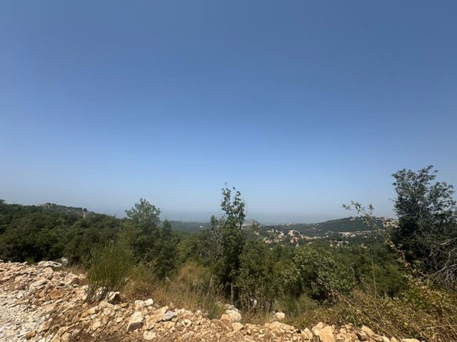 Sea-view land for sale in Mechmech, Jbeil