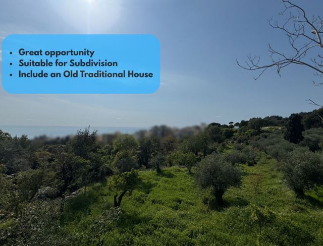 Sea-view land for sale in Aamchit, Jbeil