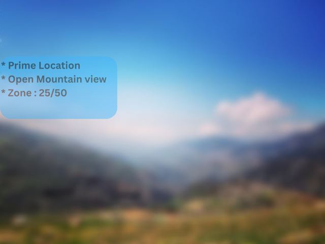 Land with a mountain view for sale in Zaarour, Metn