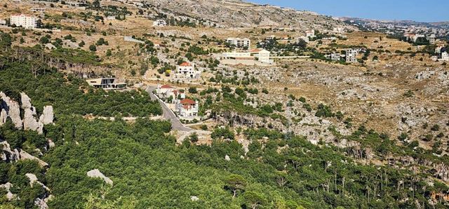 Land with a mountain view for sale in Mtein, Metn