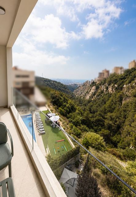 Sea-view apartment for sale in Kennebet Broumana, Metn