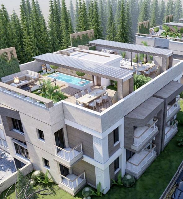 Sea-view apartment for sale in Ras Maska, Koura