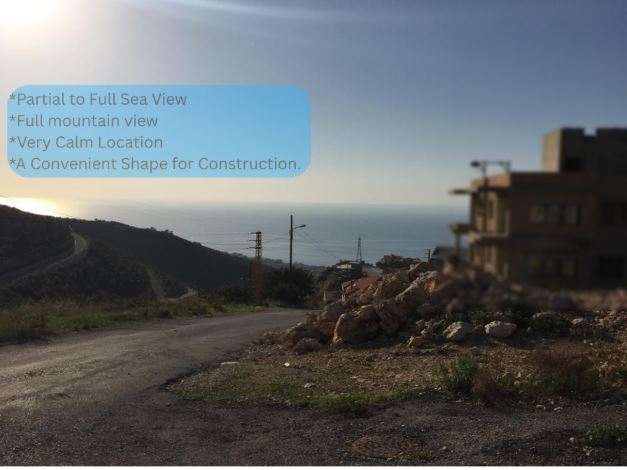 Sea-view land for sale in Batroun