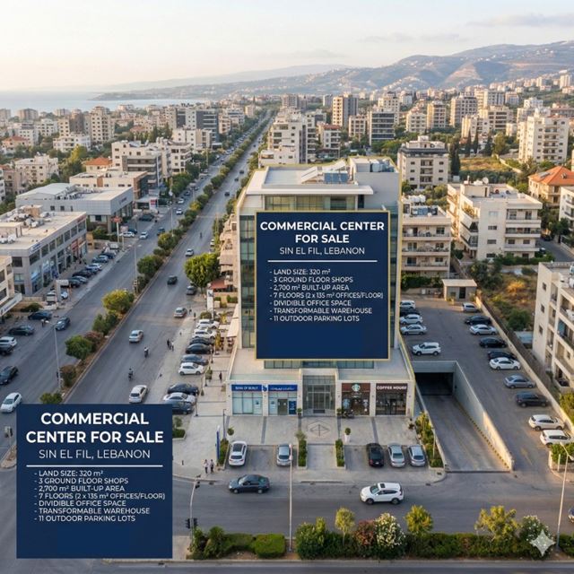 Building for sale in Sin El Fil, Metn