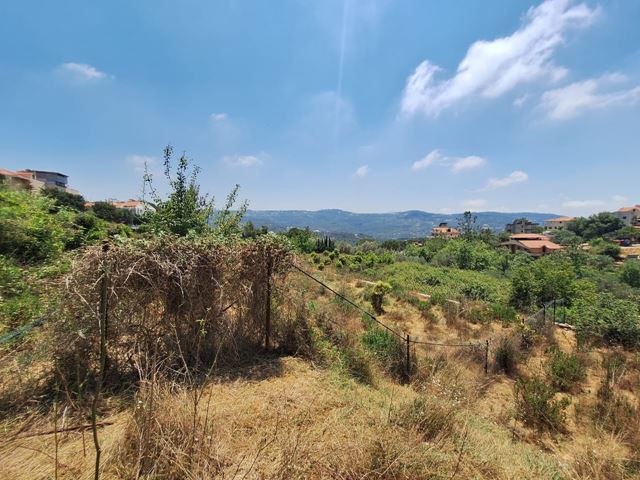 Land with a mountain view for sale in Broumana, Metn