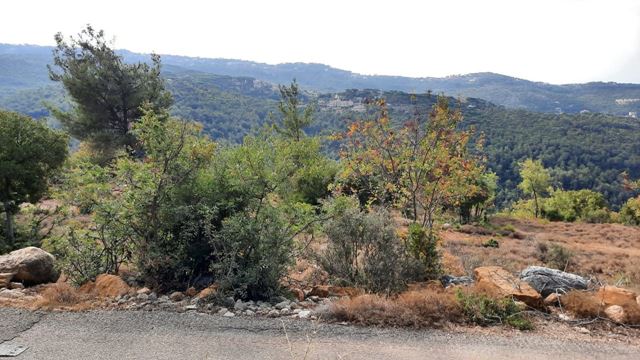 Land with a mountain view for sale in Broumana, Metn