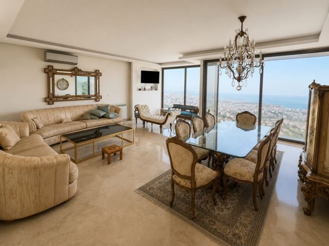 Sea-view apartment for sale in Bet Mery, Metn