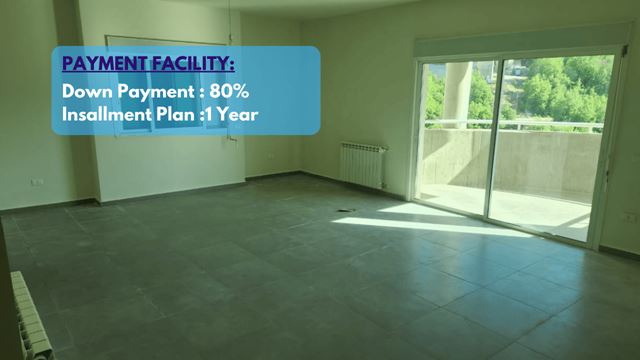 Apartment with a terrace for sale in Klayaat, Keserwan