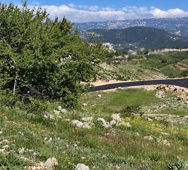 Land with a mountain view for sale in Zaarour, Metn