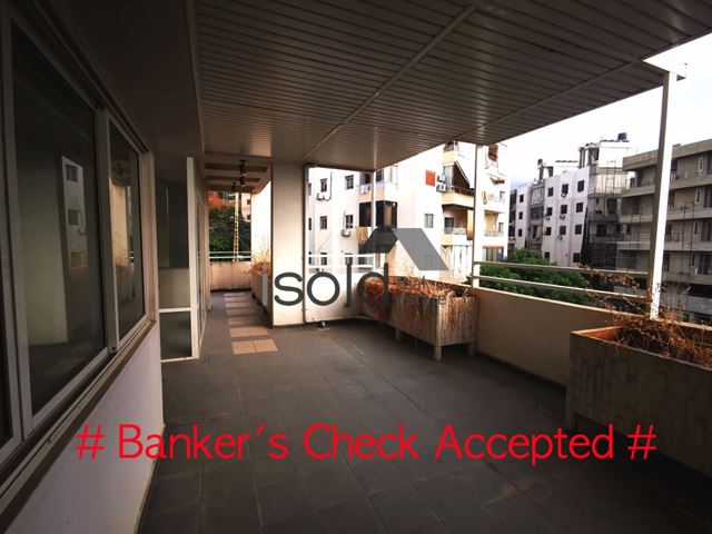 Apartment with a terrace for sale in Zouk mikhayel, Keserwan
