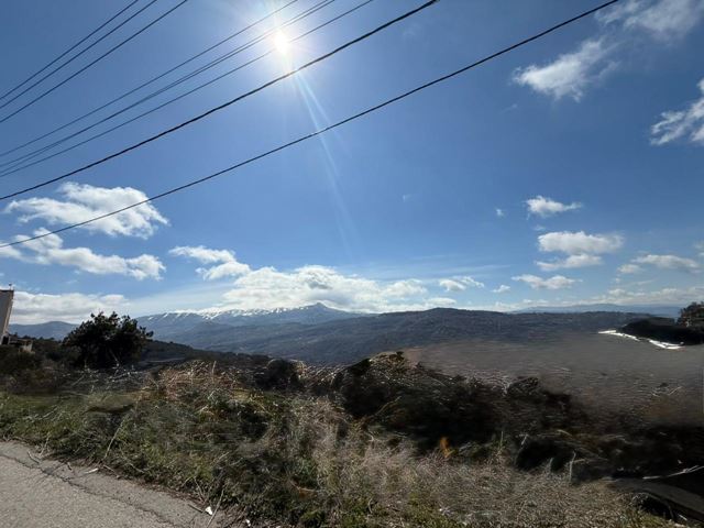 Land with a mountain view for sale in Wata el joz, Keserwan