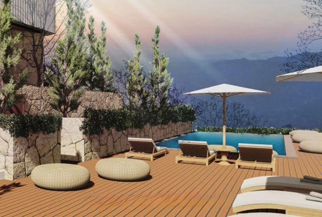 Chalet with a pool for sale in Fakra, Keserwan