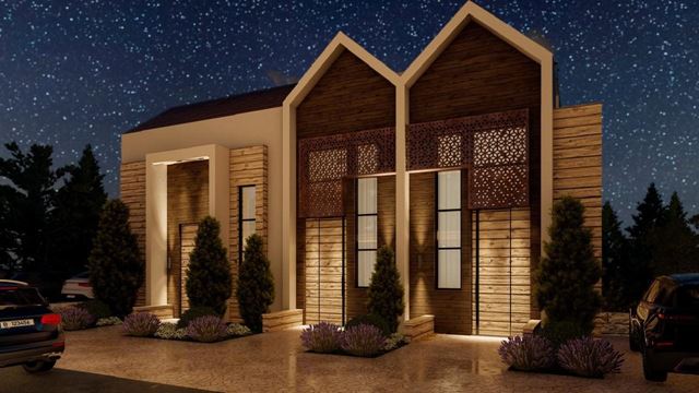 Land with a mountain view for sale in Kfarzebian, Keserwan