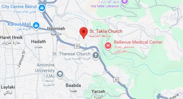 Land with a mountain view for sale in Mar Takla, Baabda