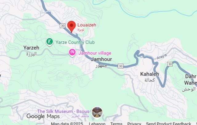 Land for sale in Louayze, Baabda