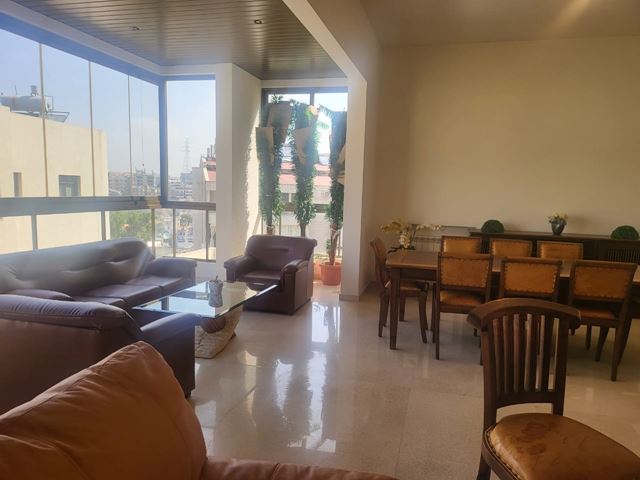Apartment with a garden for sale in Aoukar, Metn
