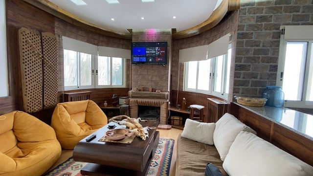 Chalet with a garden for rent in Fakra, Keserwan