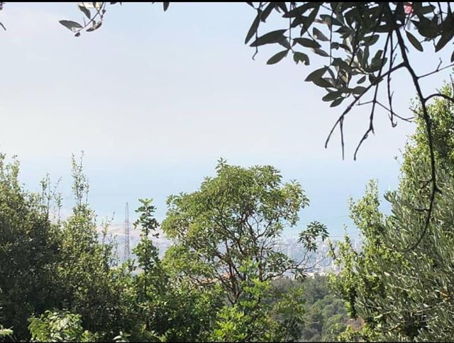 Land with a mountain view for sale in Ain Saade, Metn