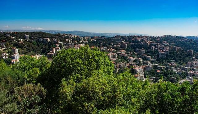 Land with a mountain view for sale in Broumana, Metn