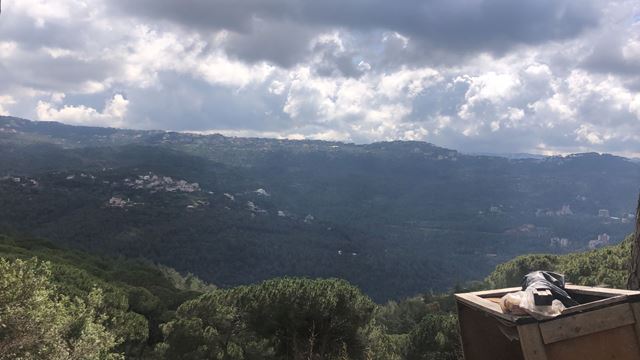 Land with a mountain view for sale in Broumana, Metn