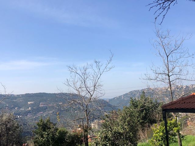 Land with a mountain view for sale in Broumana, Metn