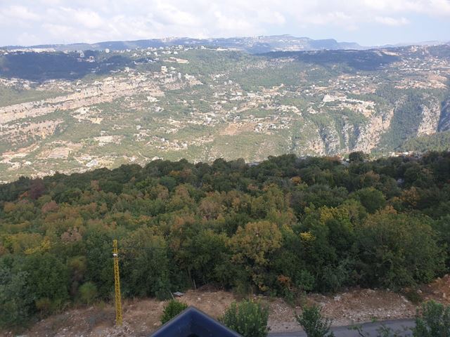 Land with a mountain view for sale in Yahchouch, Keserwan